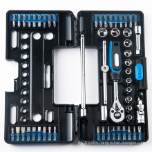 57pcs multifunctional CR-V sockets precision ratchet screwdriver driver bits kit medium size household repair hand tool set